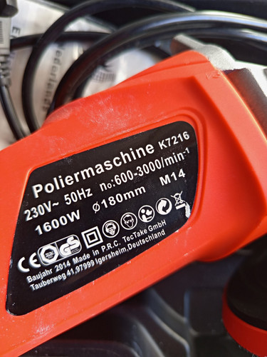 Tectake poliermaschine k7216 - tectake,