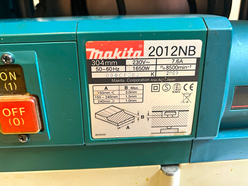 Makita dickenhobel 2012nb 304 - 2012nb,